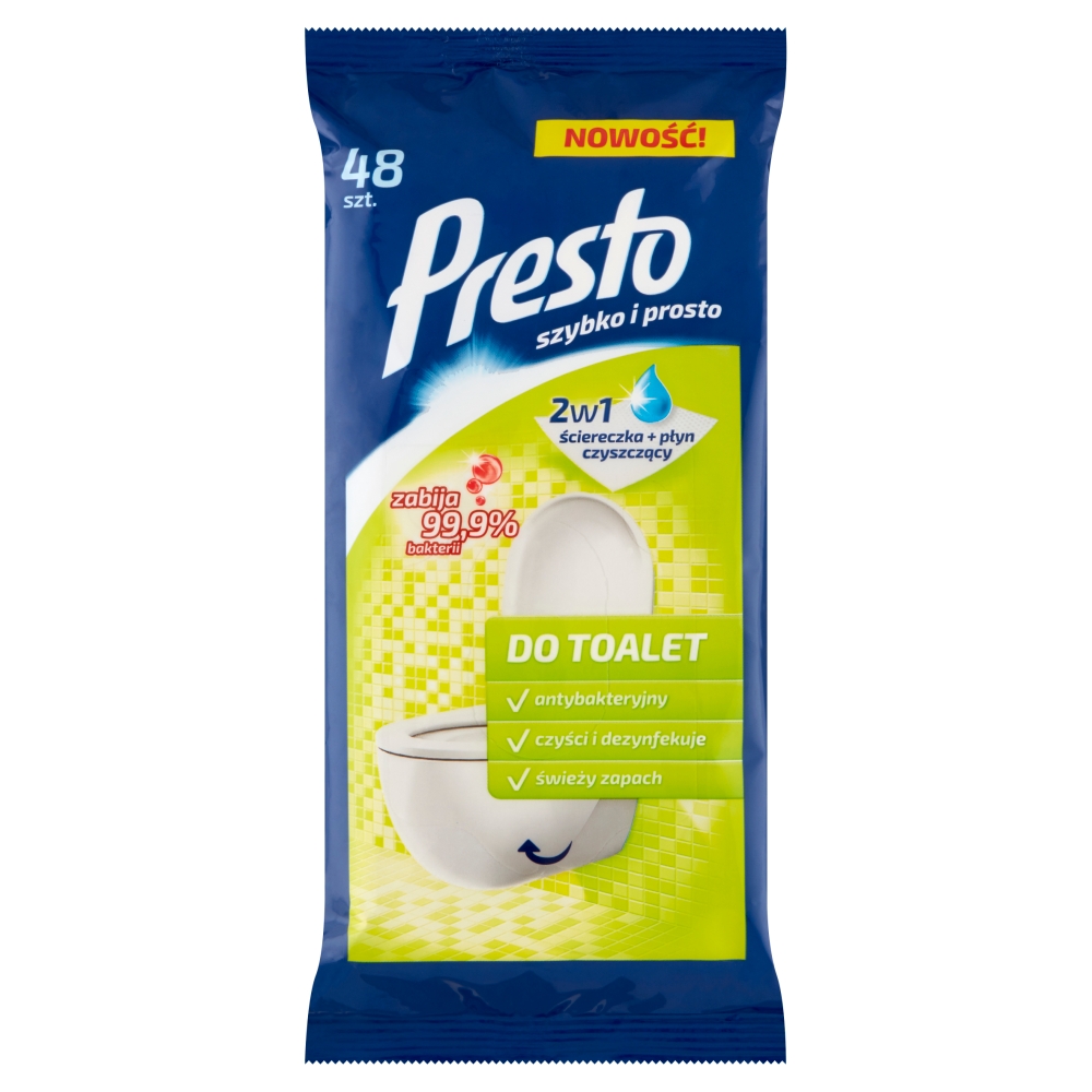 Presto Clean Ściereczki gospodarcze do toalet