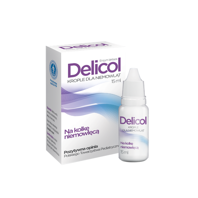 Delicol, Krople na kolkę dla niemowląt, 15 ml 15 ml