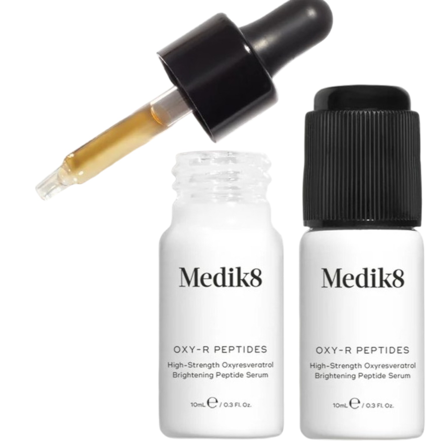 Medik8 Oxy-R Peptides Set, Siero peptidico per pelle con discromie, 2x10ml