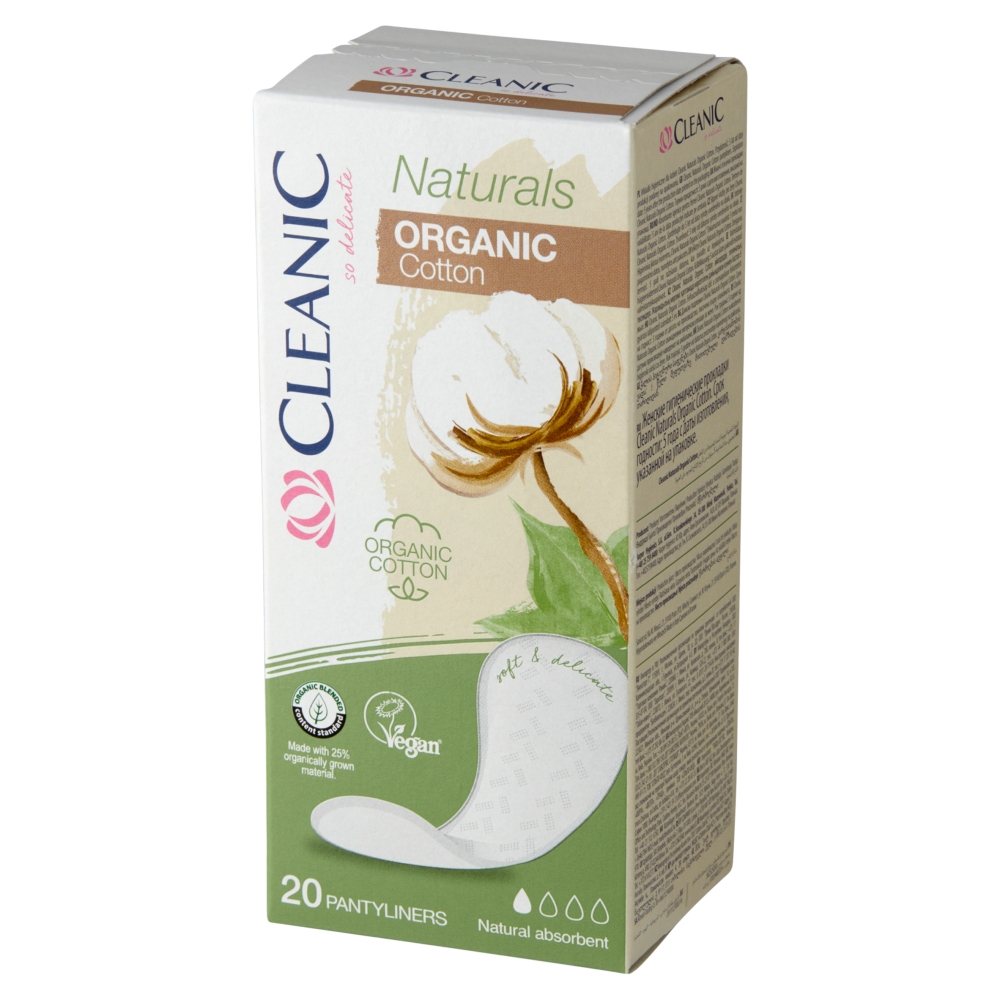 Cleanic Naturals Organic Cotton Wkładki Higieniczne
