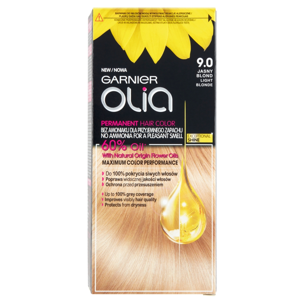 Garnier Olia East Mini Kit Jasny Blond 9.0 Farba do włosów