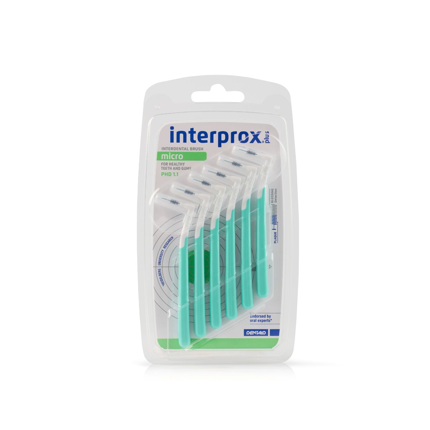 Interprox Plus Szczoteczki międzyzębowe 1,1 micro, 6 szt.
