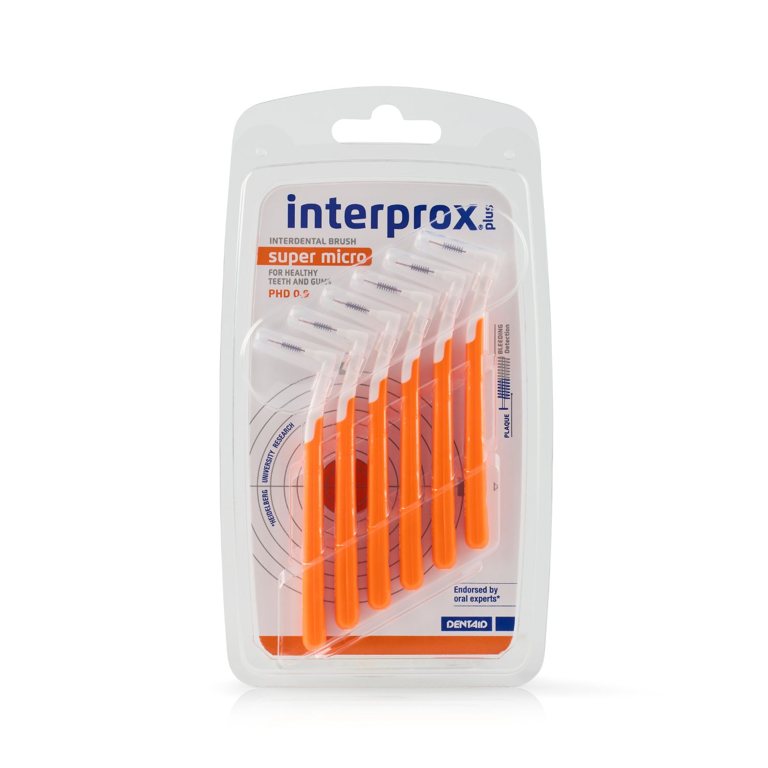 Interprox Plus Szczoteczki międzyzębowe 0,9 super micro, 6 szt.