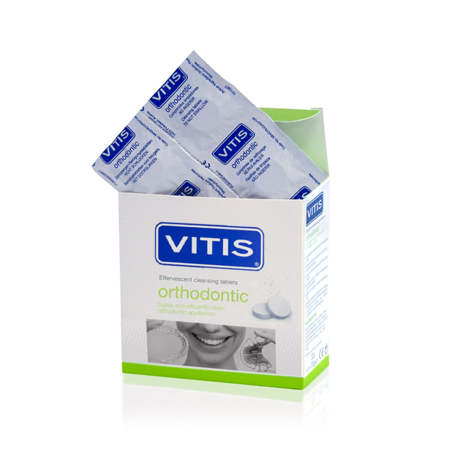 Vitis Orthodontic Tabletki czyszczące do nakładek/aparatu ortodontycznego, 32 szt.