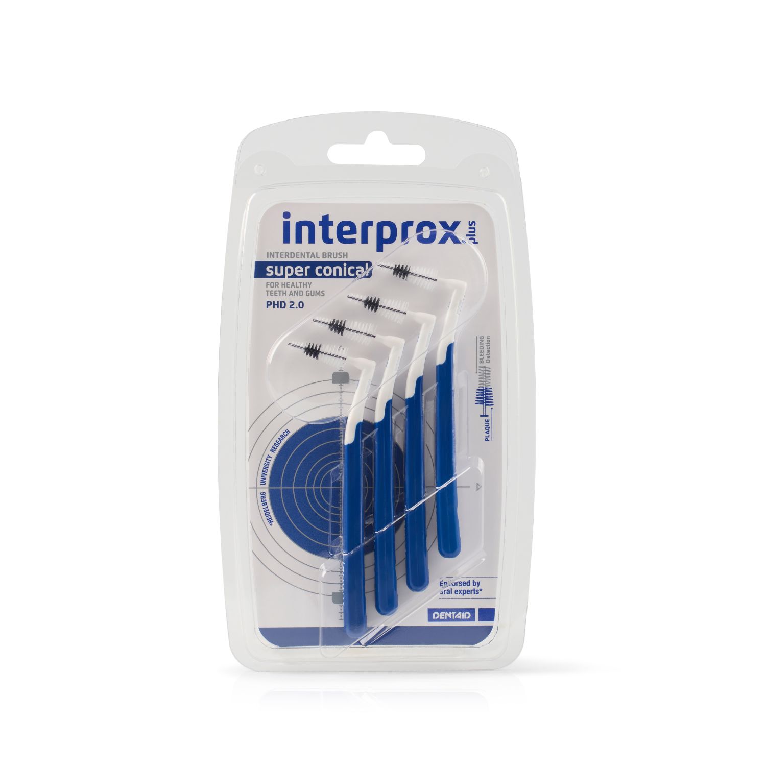 Interprox Plus Szczoteczki międzyzębowe 2,0 super conical, 4 szt.