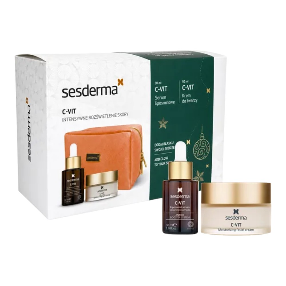Sesderma C-Vit Zestaw: Serum Liposomowe 30 ml + Nawilżający krem do twarzy 50 ml