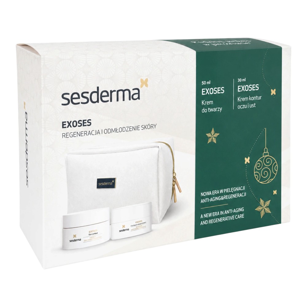 Sesderma Exoses Zestaw pielęgnacyjny: The Cream Krem do twarzy 50 ml + Kontur oczu i ust 30 ml)