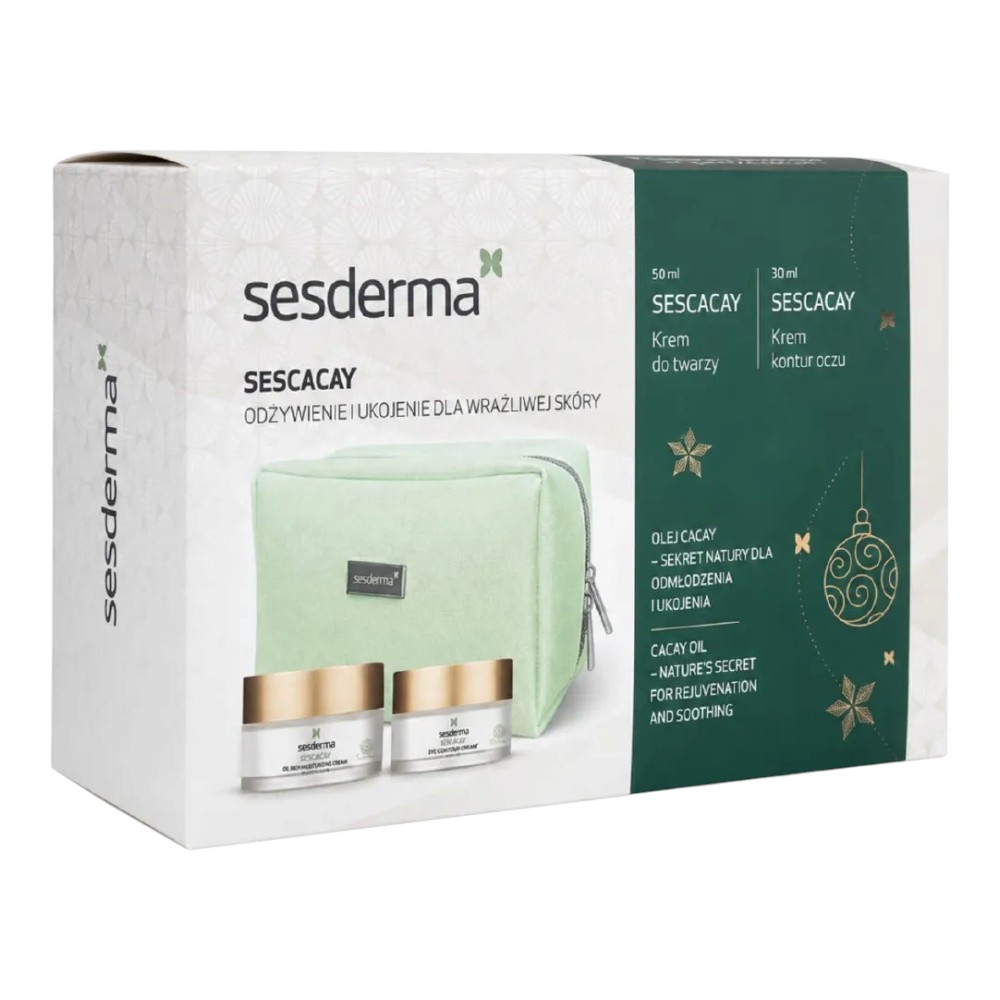 Sesderma Sescacay Zestaw pielęgnacyjny: Krem do twarzy 50 ml + Krem kontur oczu 30 ml