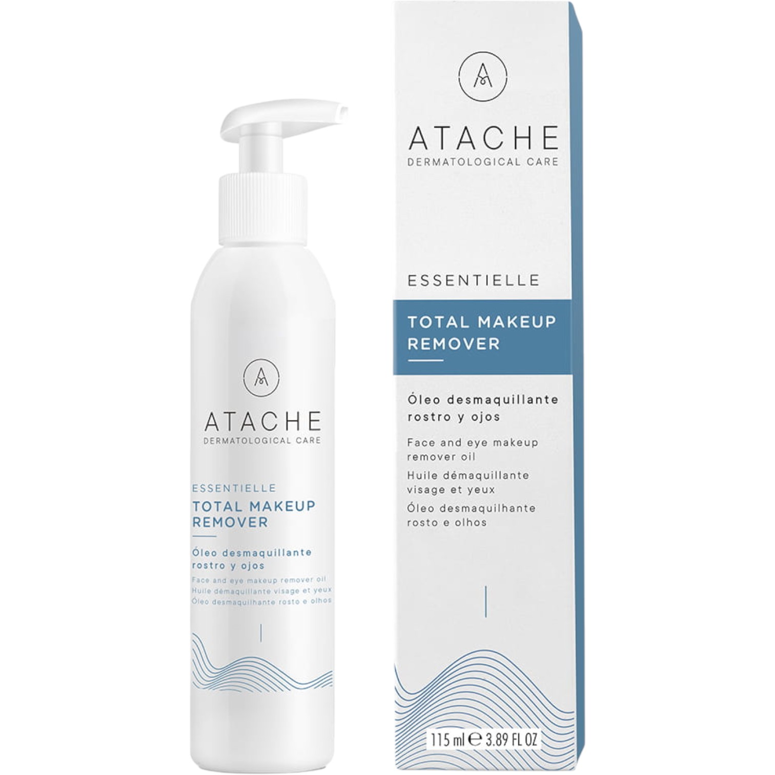 Atache Essentielle Total Makeup Remover Olejek do demakijażu i oczyszczania twarzy, 115 ml
