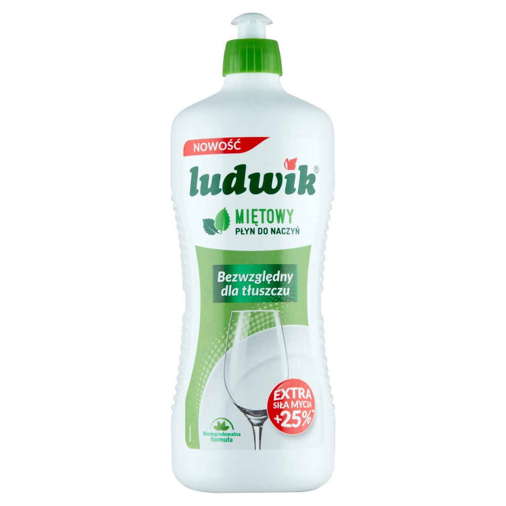 Ludwik Płyn do mycia naczyń miętowy 900 ml