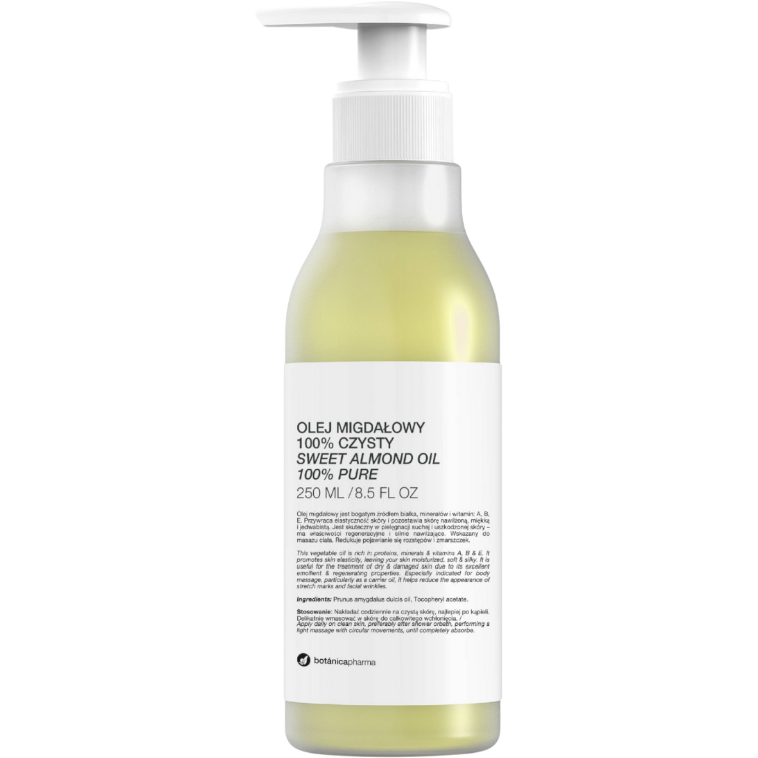 Botanicapharma Czysty Olej migdałowy, 250ml