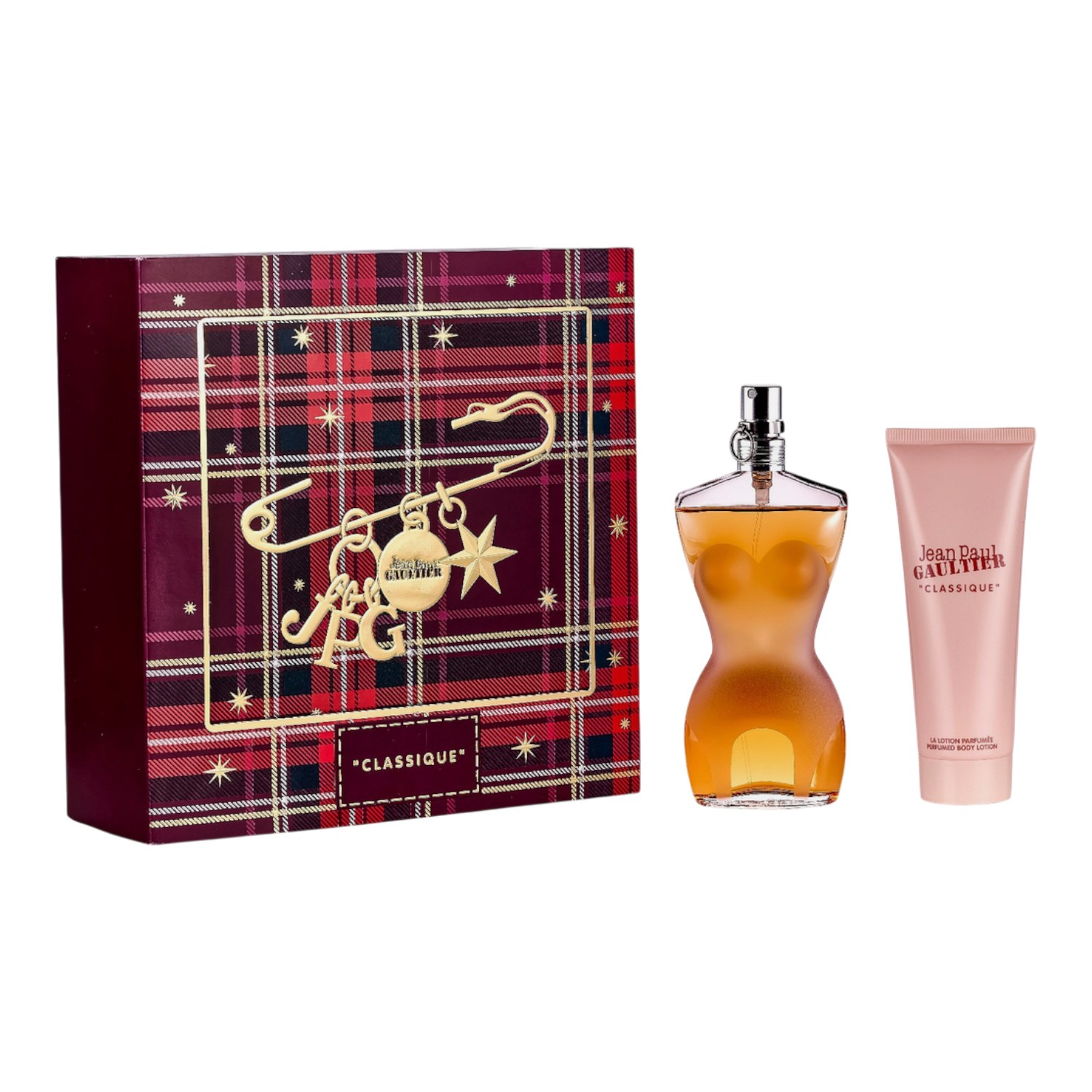 Jean Paul Gaultier Classique Zestaw dla kobiet: Woda toaletowa 100 ml + Woda toaletowa travel size 6 ml + Balsam do ciała 75 ml