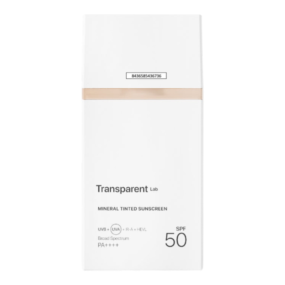 Transparent Lab Mineral Tinted Sunscreen Light Mineralny krem z filtrem SPF50