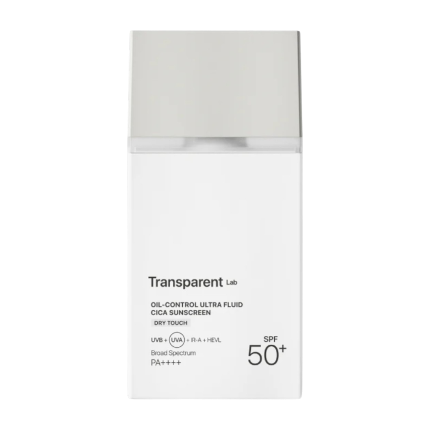 Transparent Lab Oil Control Ultra Fluid Cica Sunscreen Matujący krem SPF50