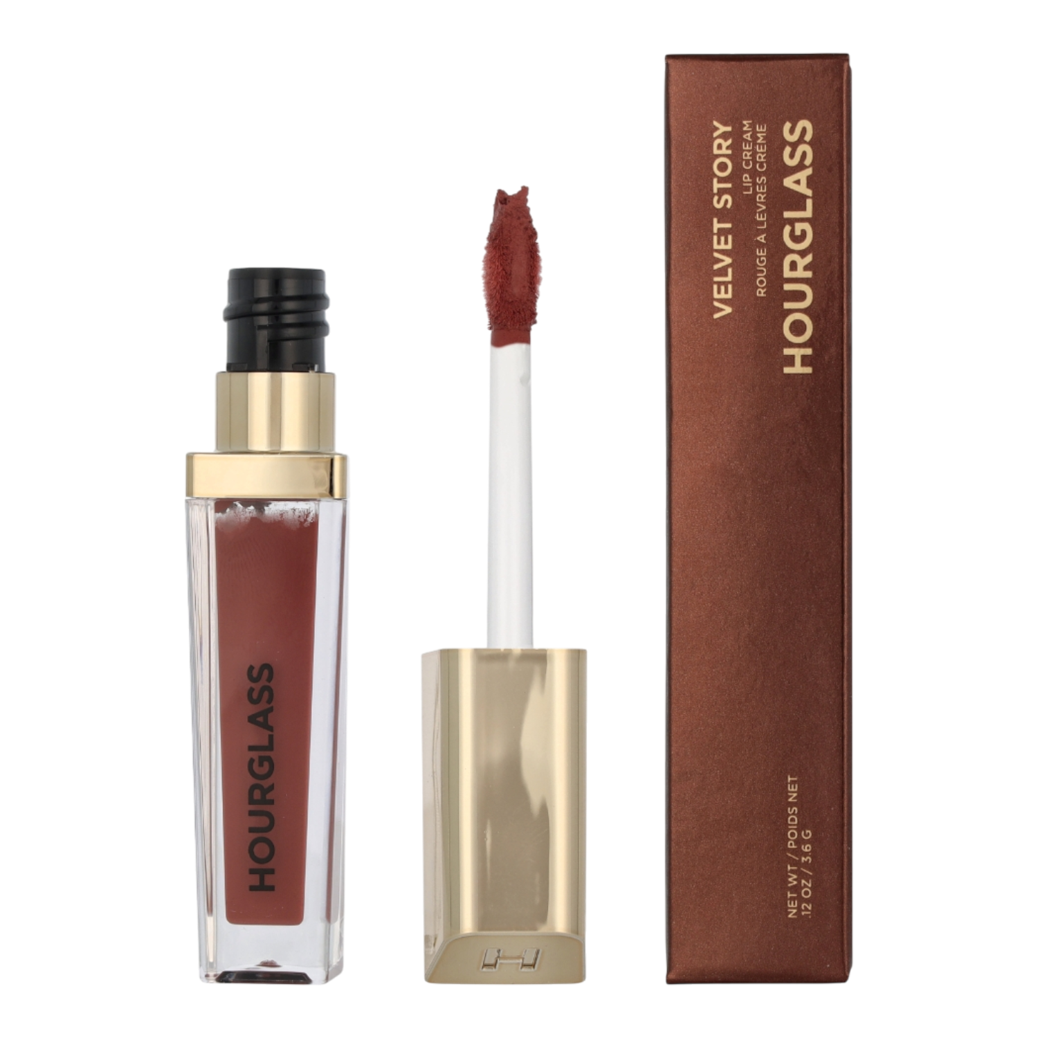 Hourglass Velvet Story Lip, Crema di Lusso