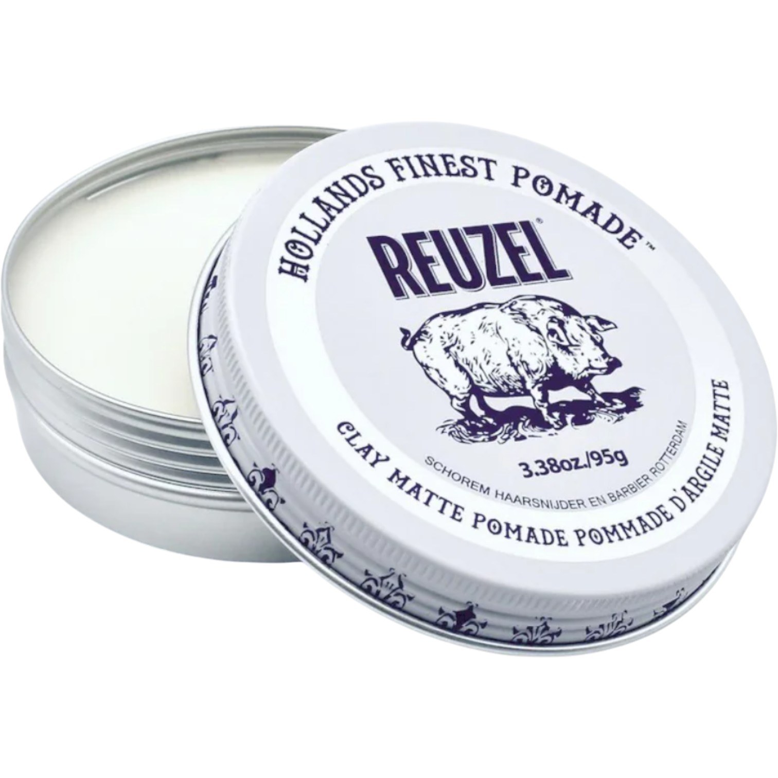 Reuzel Clay Matte Pomade, Matująca glinka do włosów o średnim utrwaleniu
