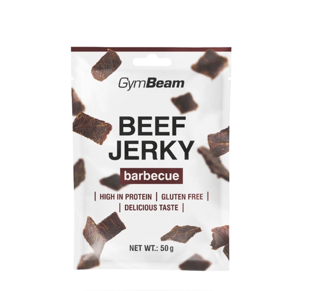 GymBeam Suszona Wołowina Beef Jerky BBQ 50 g