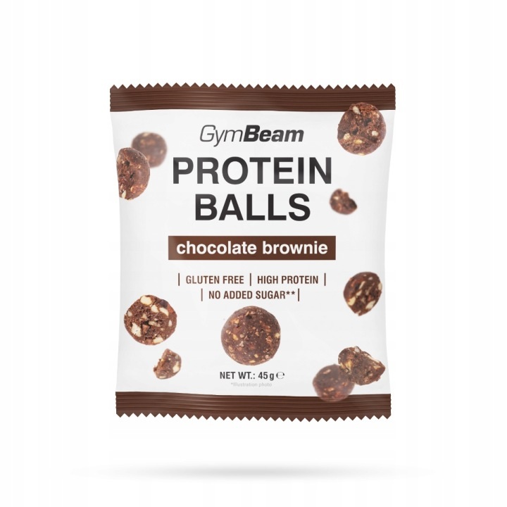 GymBeam Kulki Proteinowe Brownie Czekoladowe 45 g