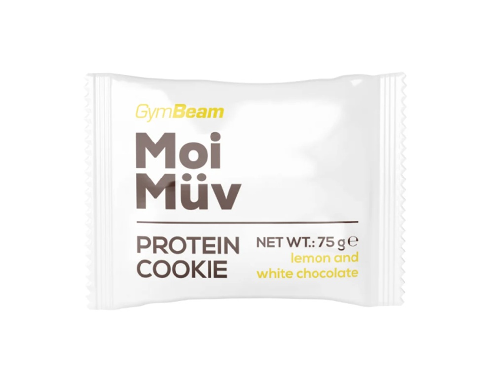 GymBeam Ciastko Białkowe Miomuv smak cytryna i biała czekolada 75 g