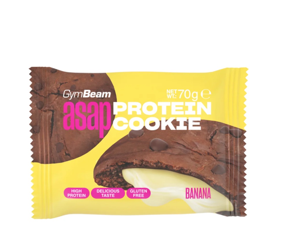 GymBeam Ciastko Białkowe ASAP smak bananowy 70 g