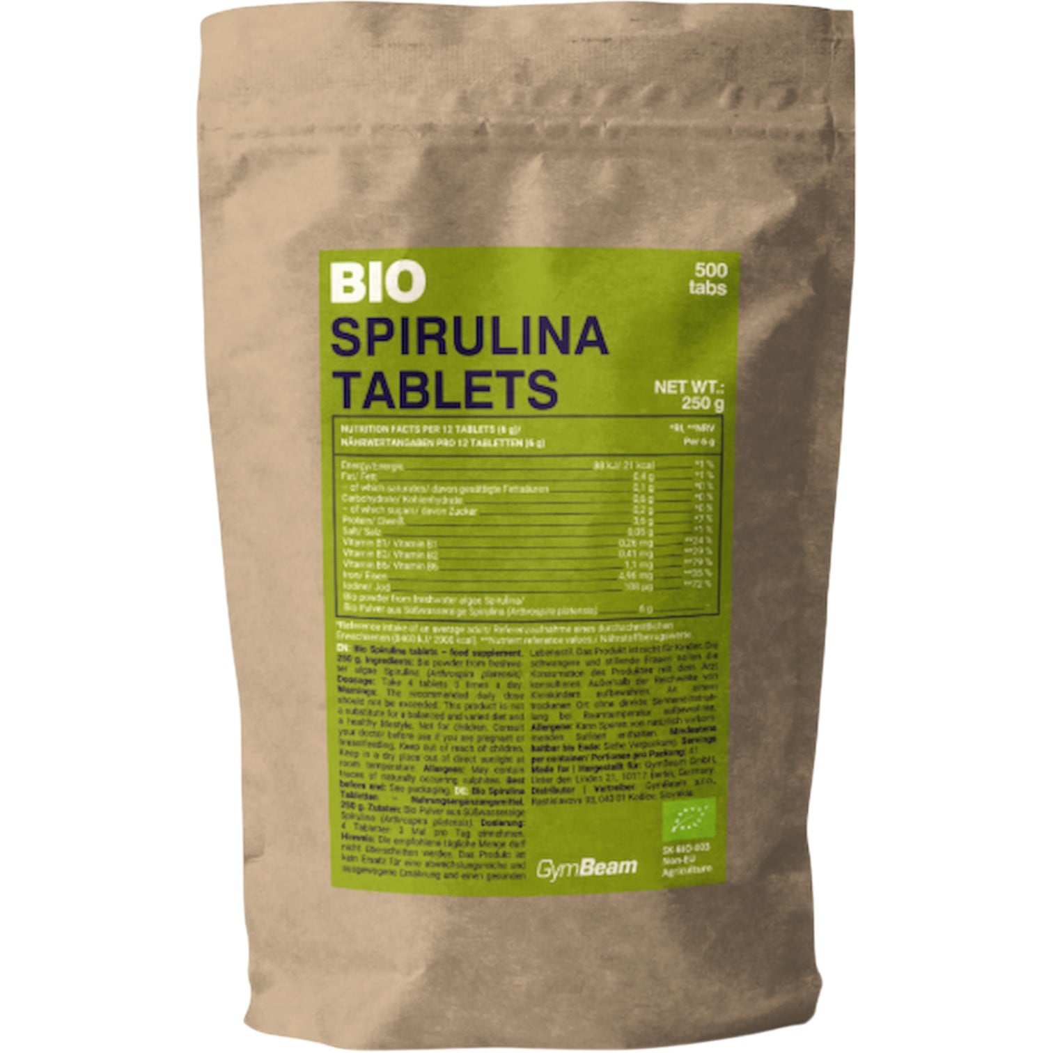 GymBeam BIO Spirulina