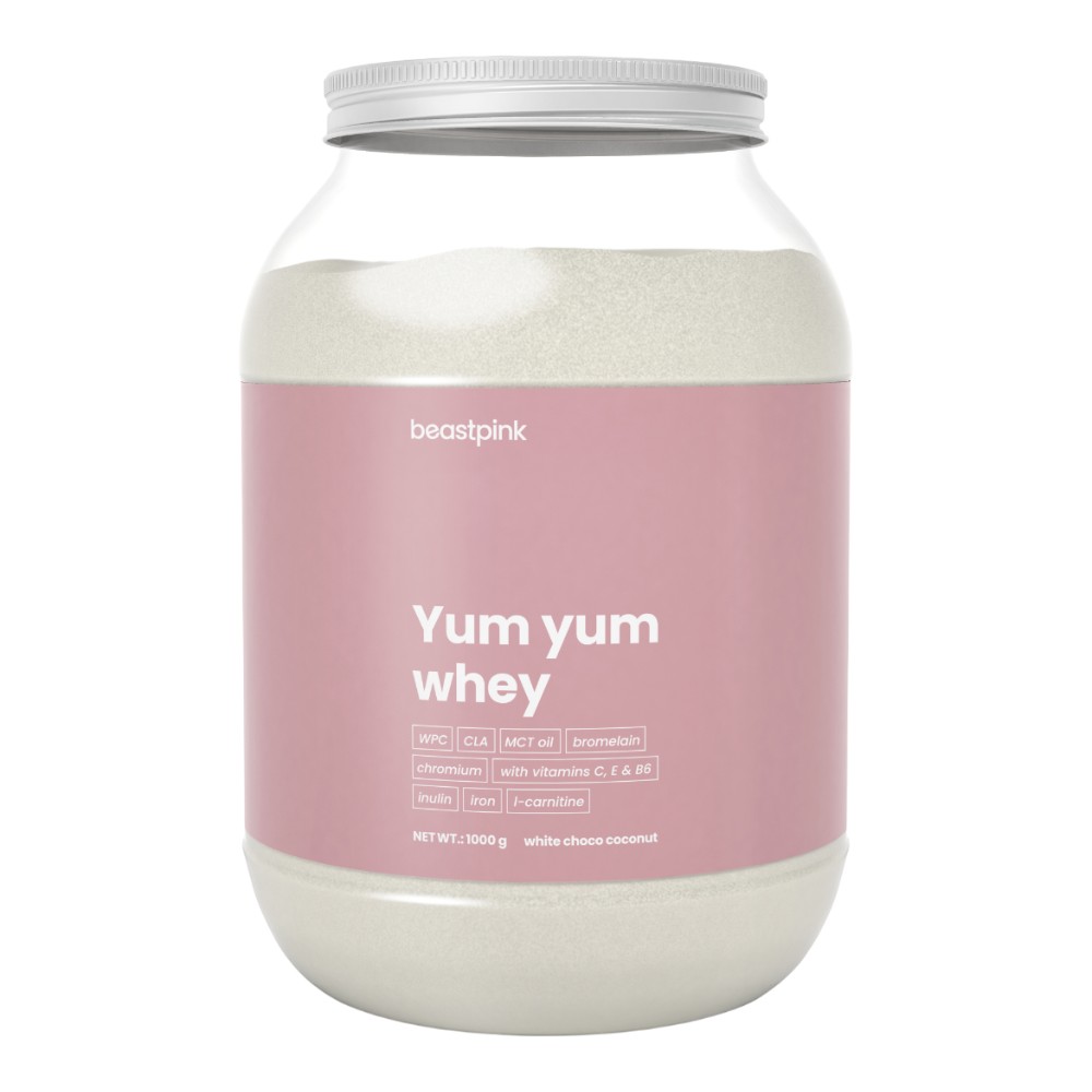 Gymbeam Yum Yum Whey Beastpink 1000g Kokos Biała Czekolada