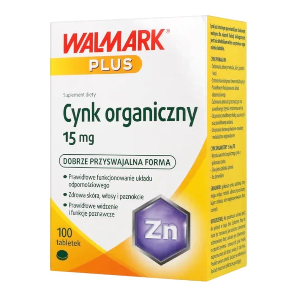 Walmark Cynk 15 mg Tabletki, 100 szt.