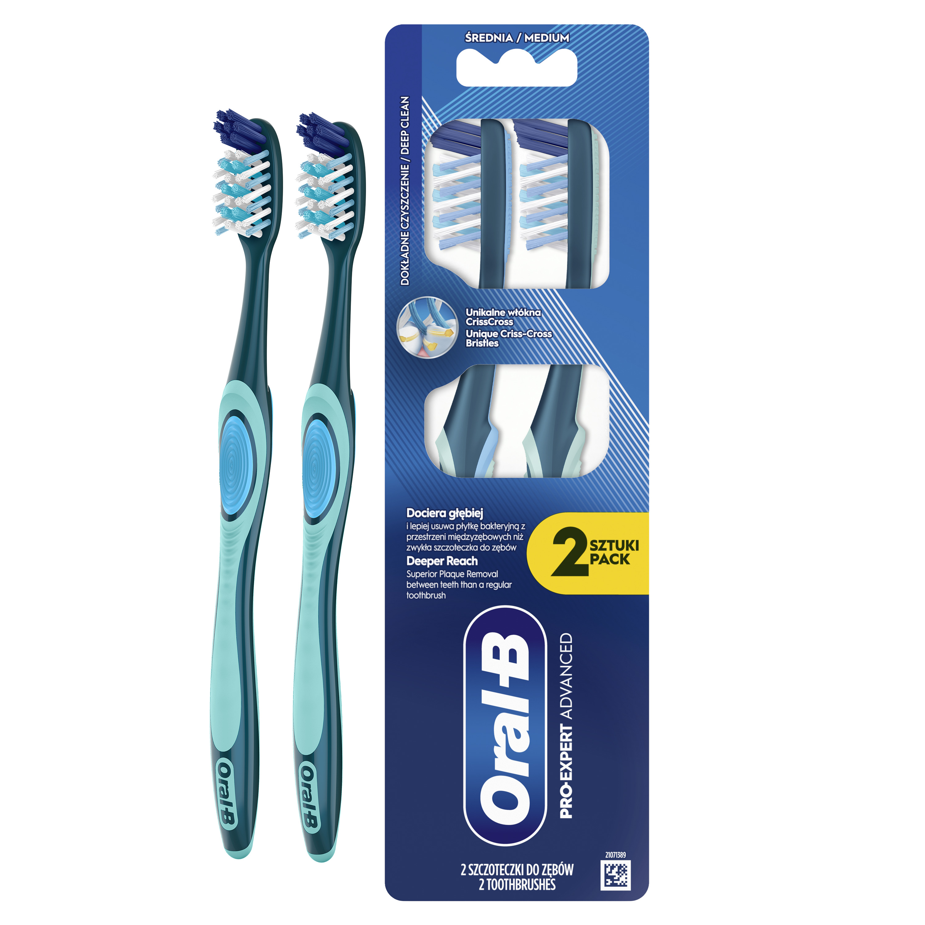 Oral-B ProExpert Advanced Szczoteczki do zębów 2 szt.
