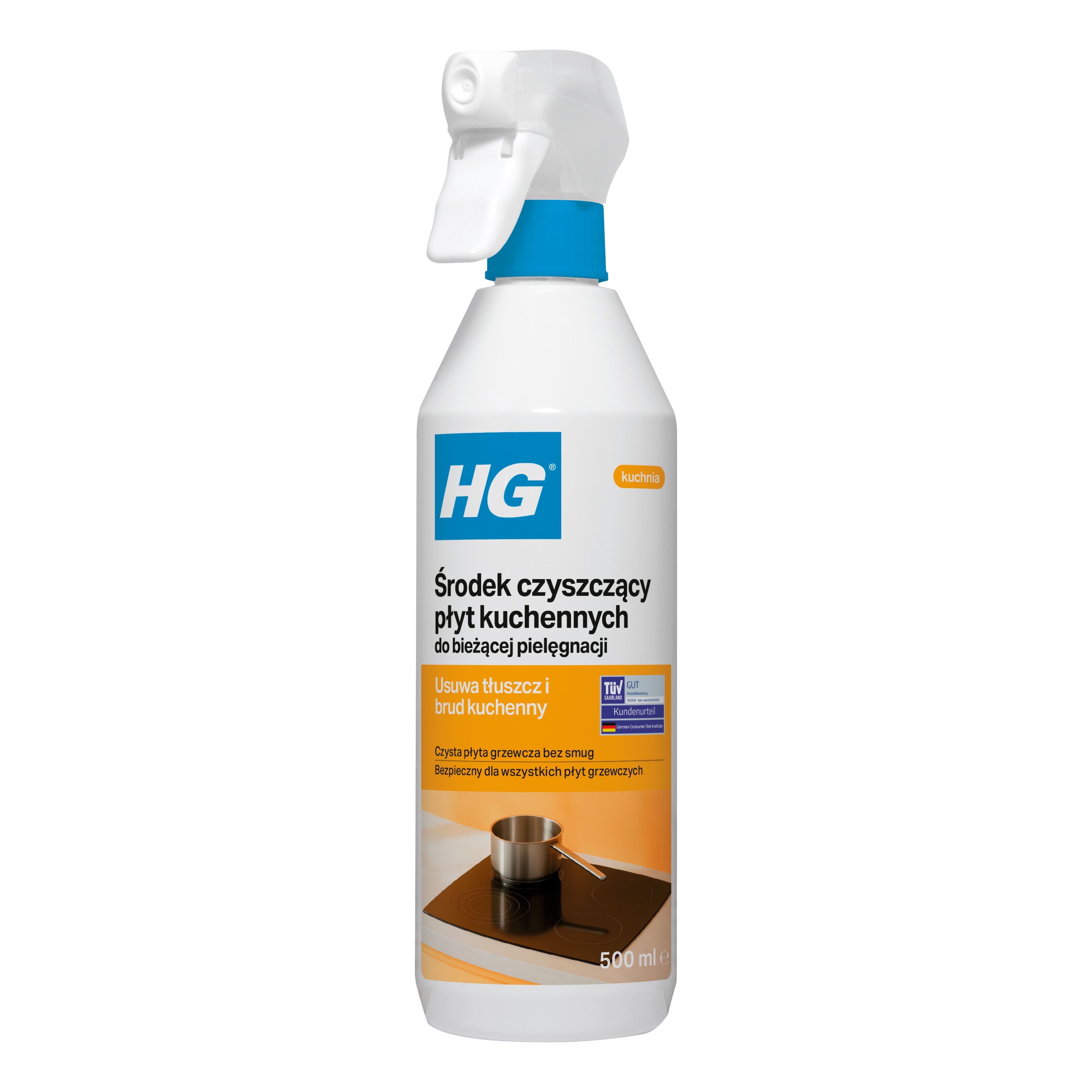 HG Środek czyszczący do bieżacej pielęgnacji płyt kuchennych 500 ml