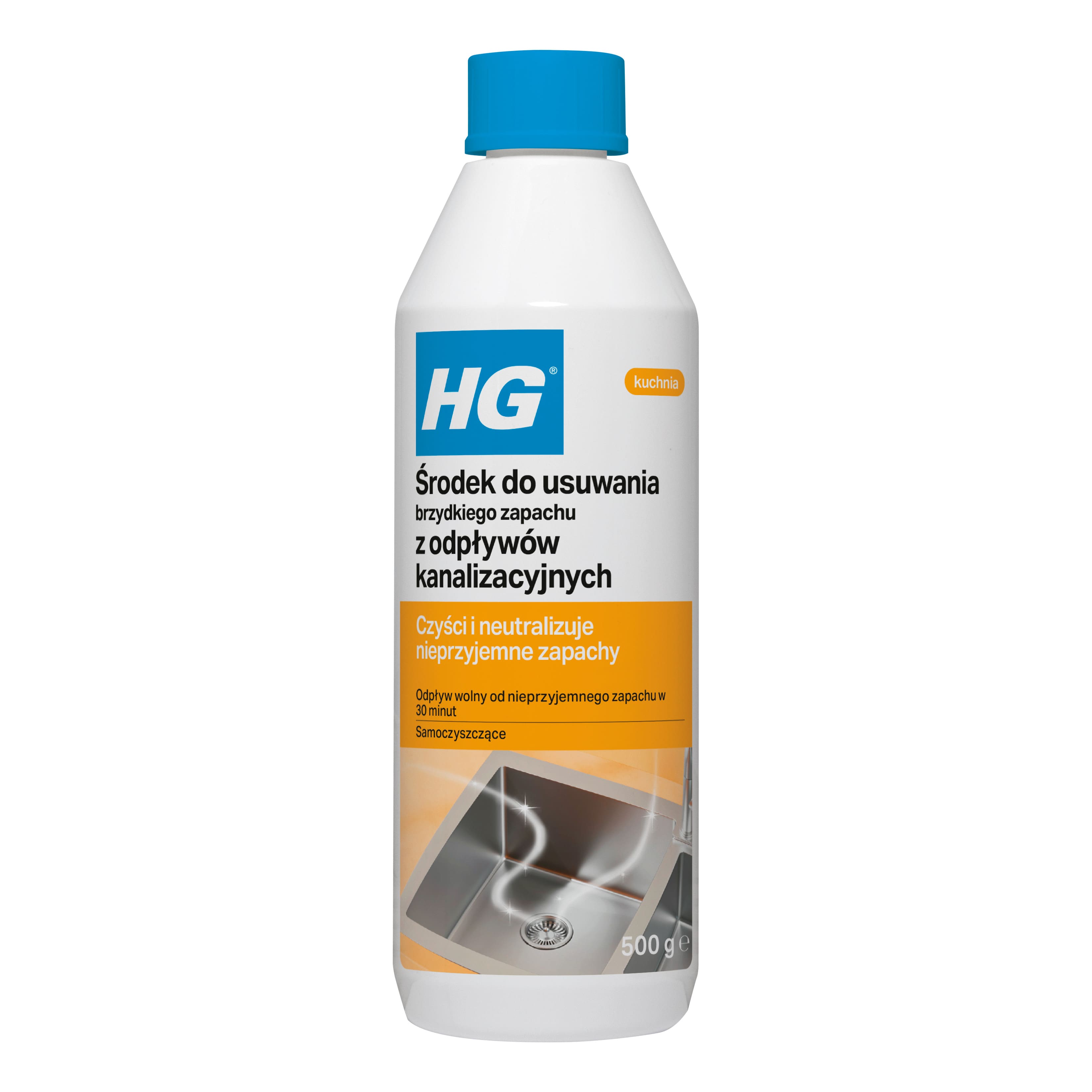 HG Środek do usuwania brzydkiego zapachu z odpływów kan. 500 ml