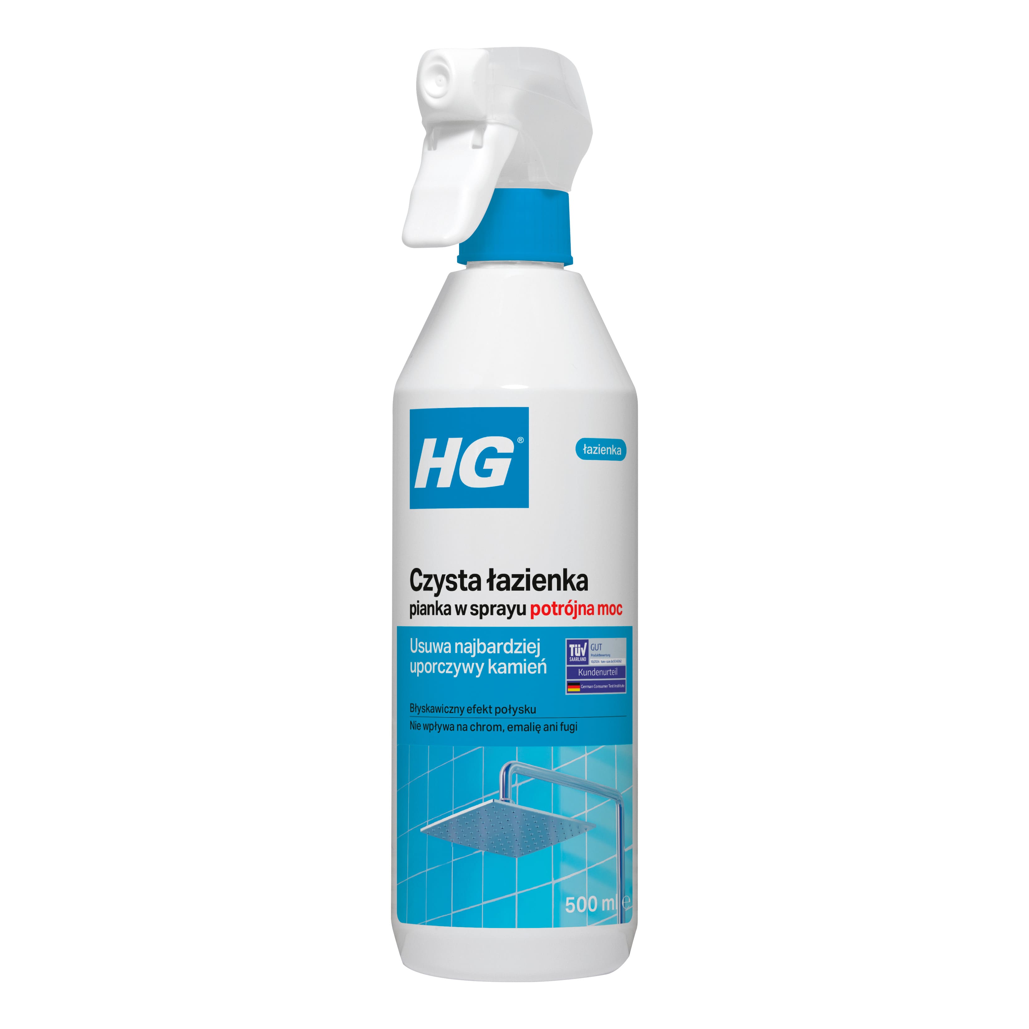 HG Czysta Łazienka Potrójna Moc Pianka w sprayu 500 ml