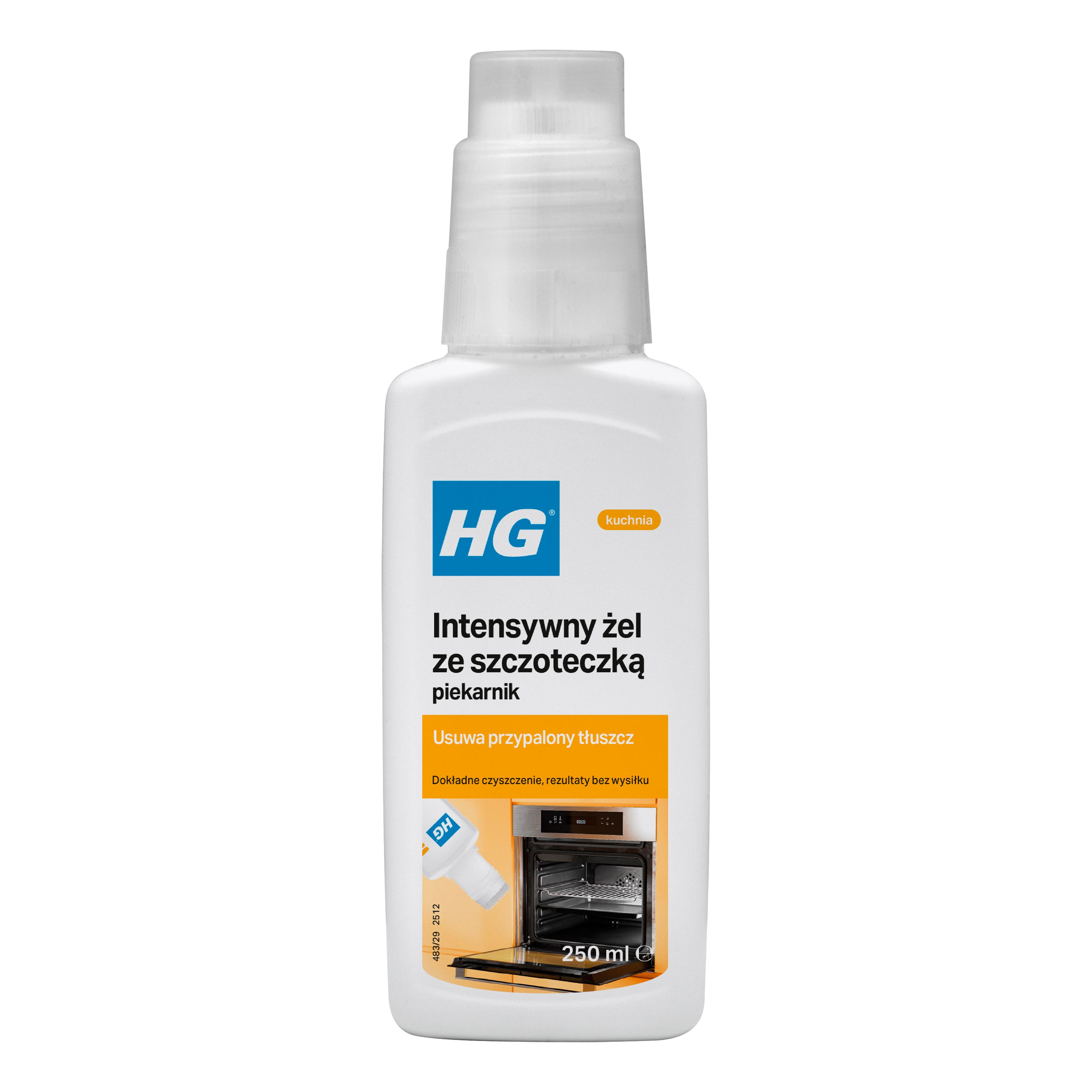 HG Intensywny Żel ze szczoteczką do czyszczenia piekarnika