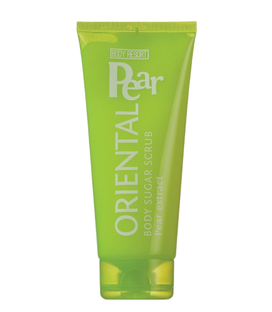 Body Resort Lime Cukrowy peeling do ciała z ekstraktem z gruszki