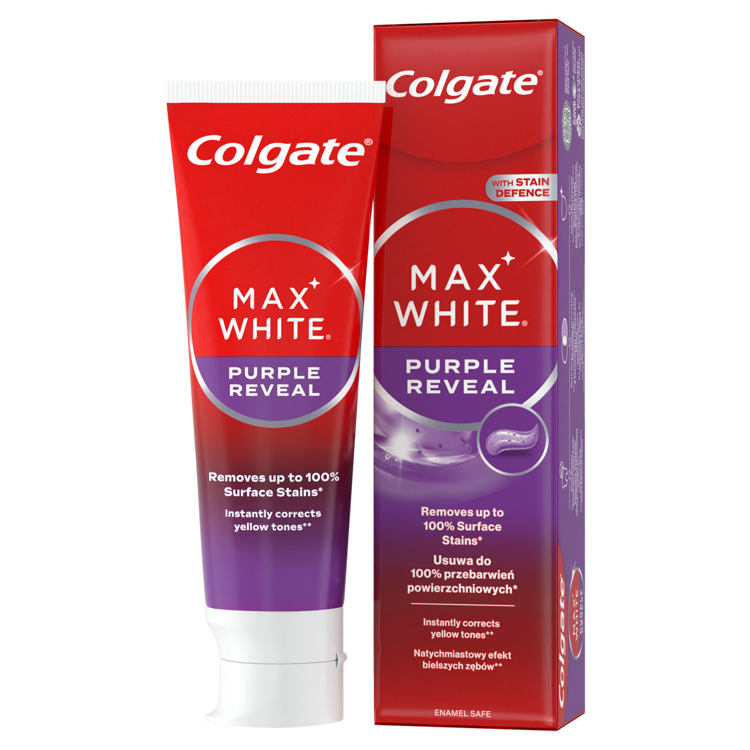 Colgate Pasta do zębów Max White Purple Reveal