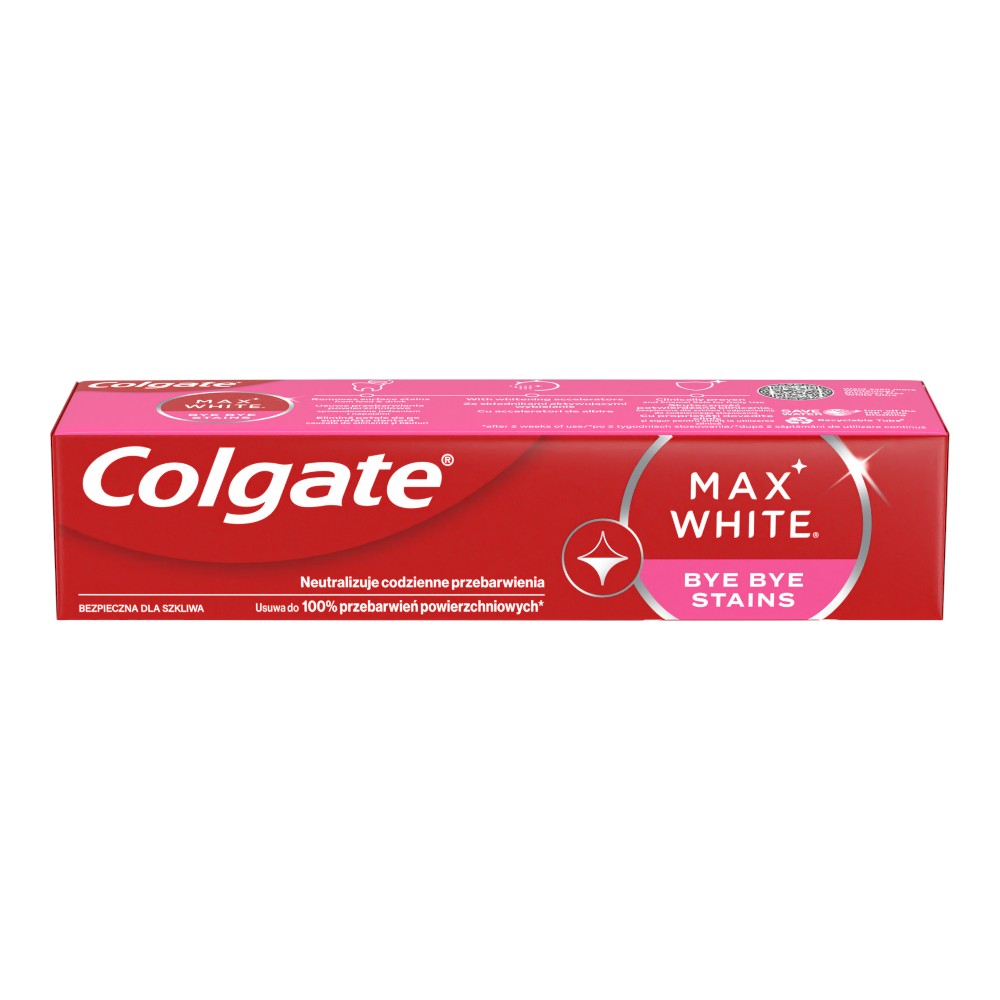 Colgate Pasta do zębów Max White Bye Bye Stains
