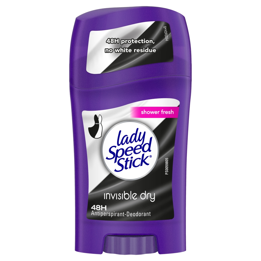 Lady Speed Stick, Dezodorant w sztyfcie, 24/7 Invisible