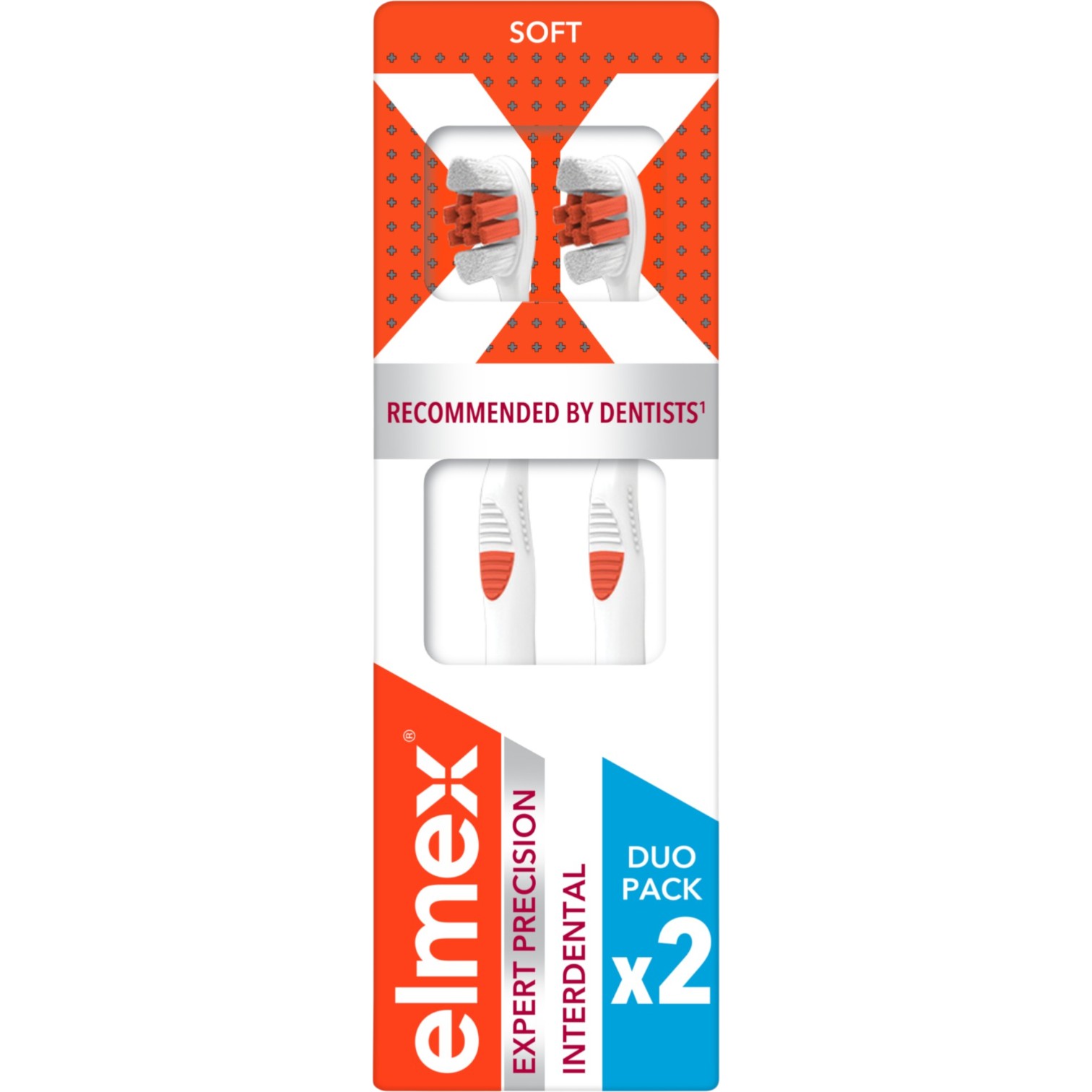 Elmex Szczoteczka do zębów Expert Precision Interdental, 2-pack