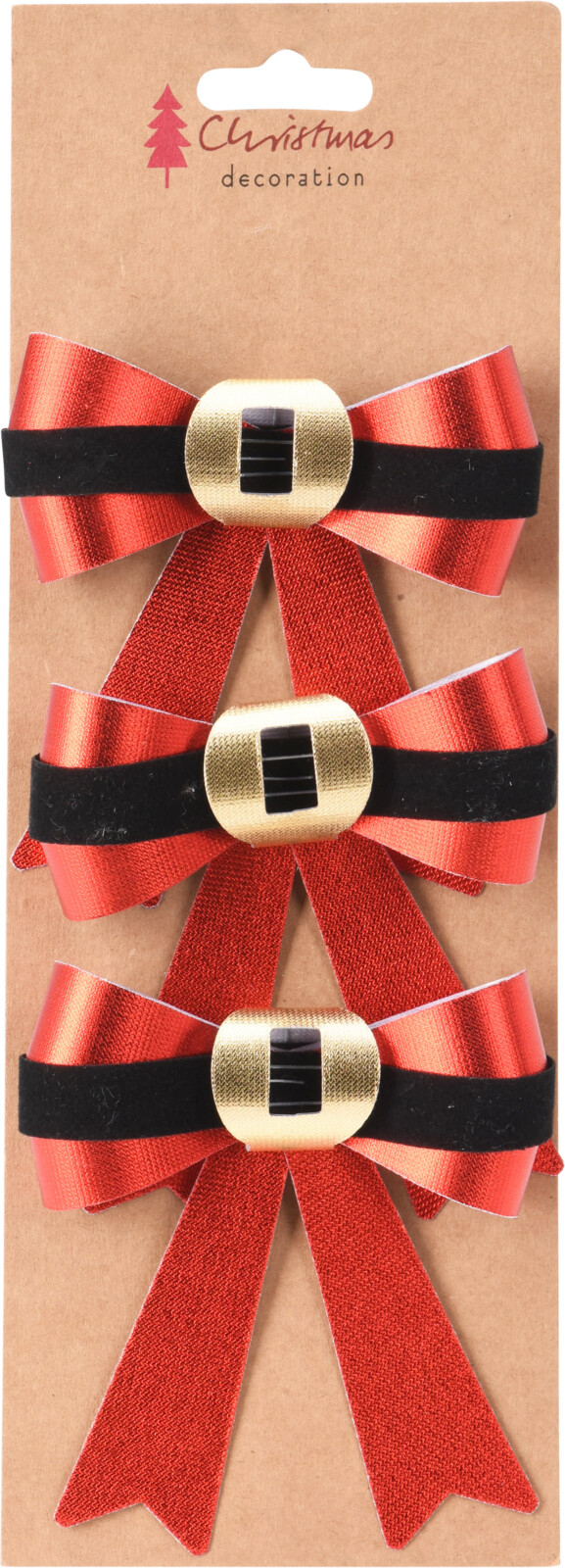 Koopman Set di fiocchi - cintura di Babbo Natale 3 pezzi.