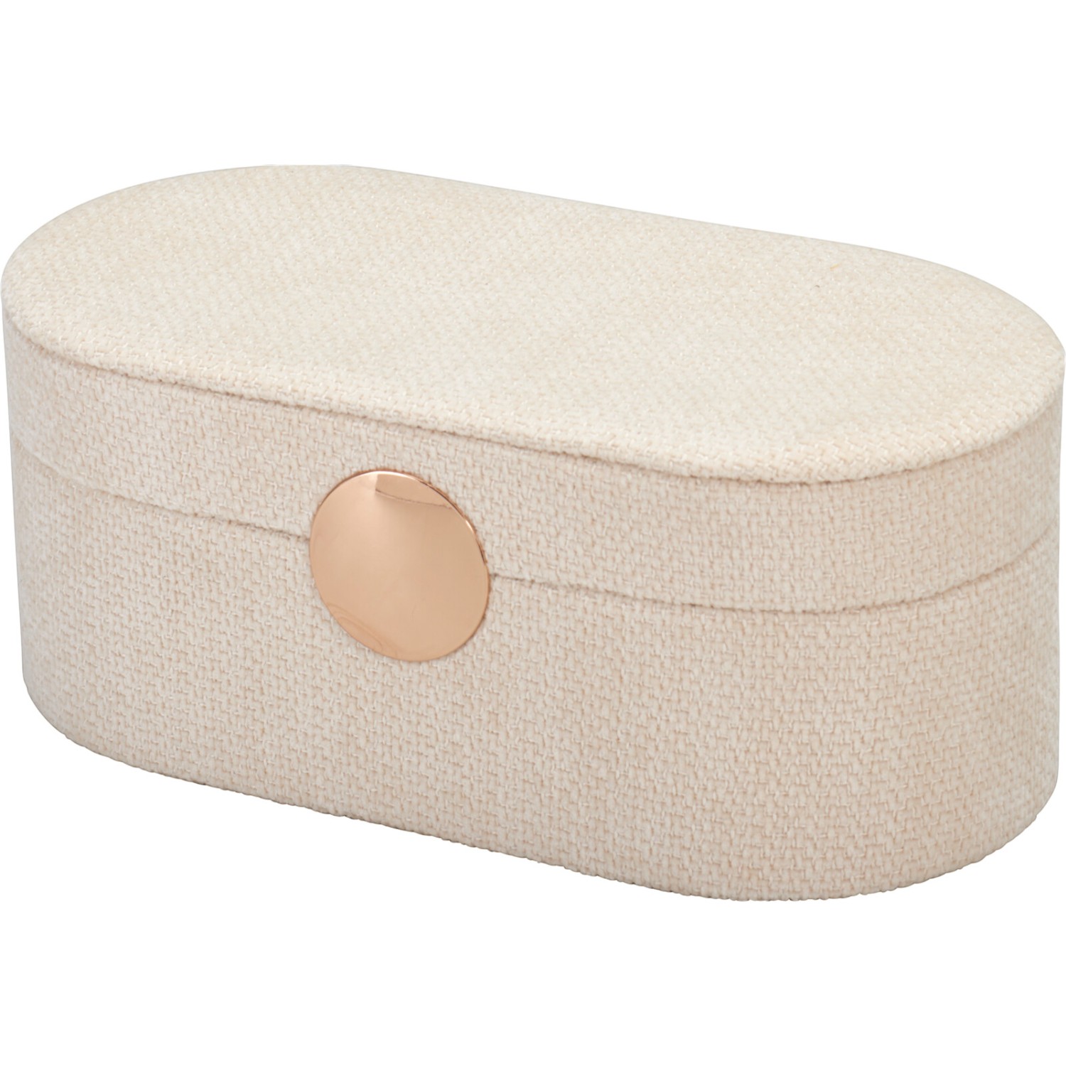 Szkatułka na biżuterię 25x12x10,5cm kolor beżowy 1 szt.