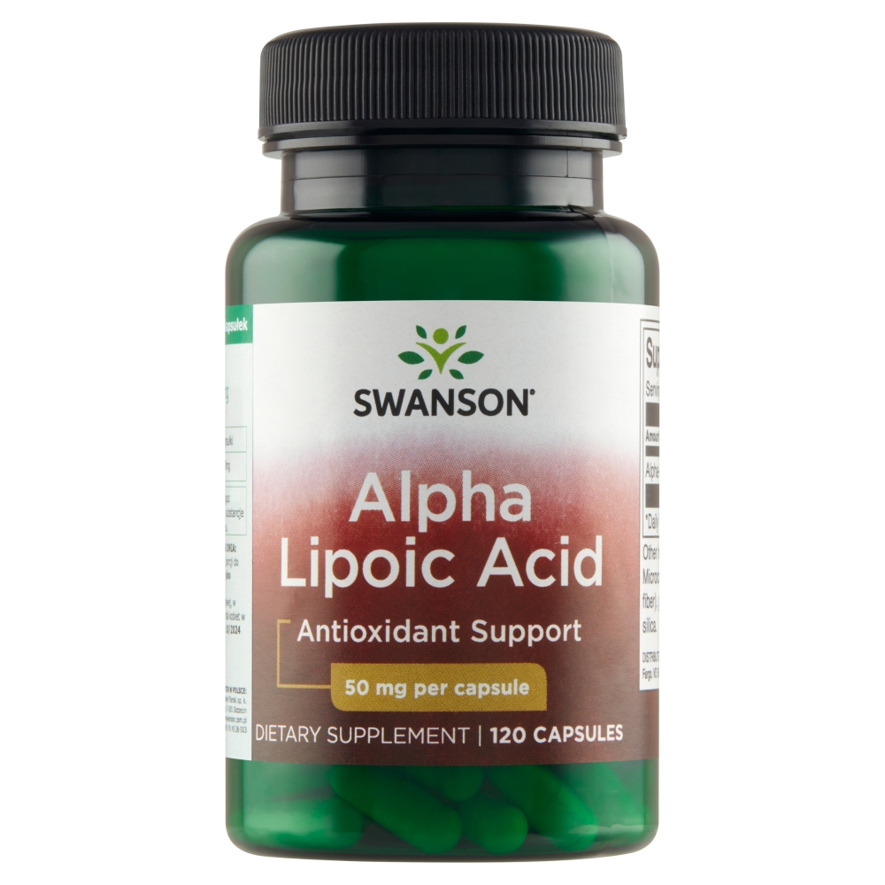 Swanson ALA 50 mg Kapsułki, 120 szt.