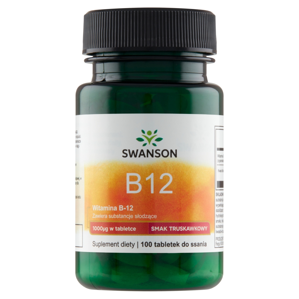 Swanson B-12 1000 mcg  Tabletki do ssania, 100 szt.