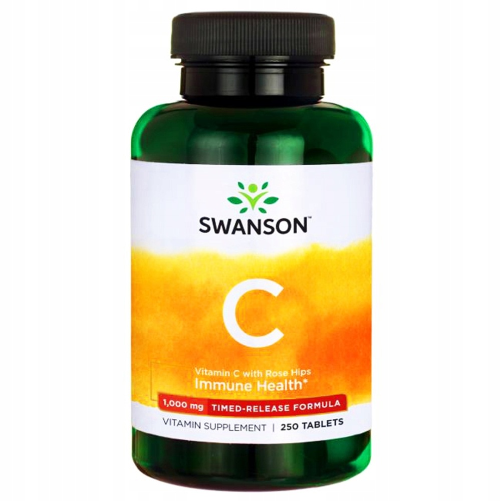 Swanson Witamina C 1000 Buforow + Biflaw, tabletki 250 szt.