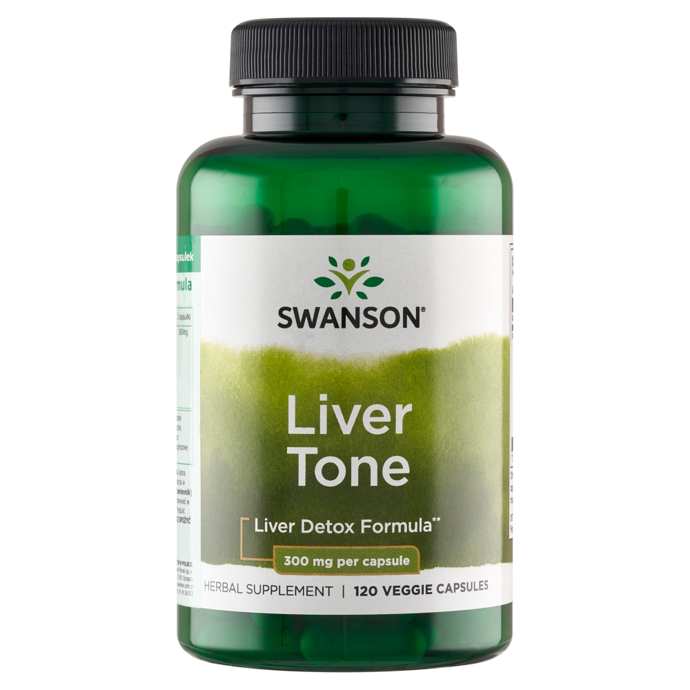 Swanson Liver Tone - Liver Detox Formula Kapsułki, 120 szt.
