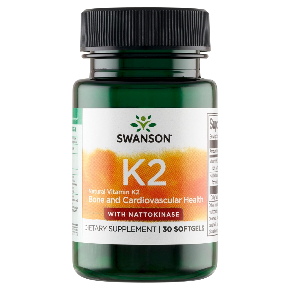 Swanson Witamina K2+ NATTOKINAZINA, żelki 30 szt.