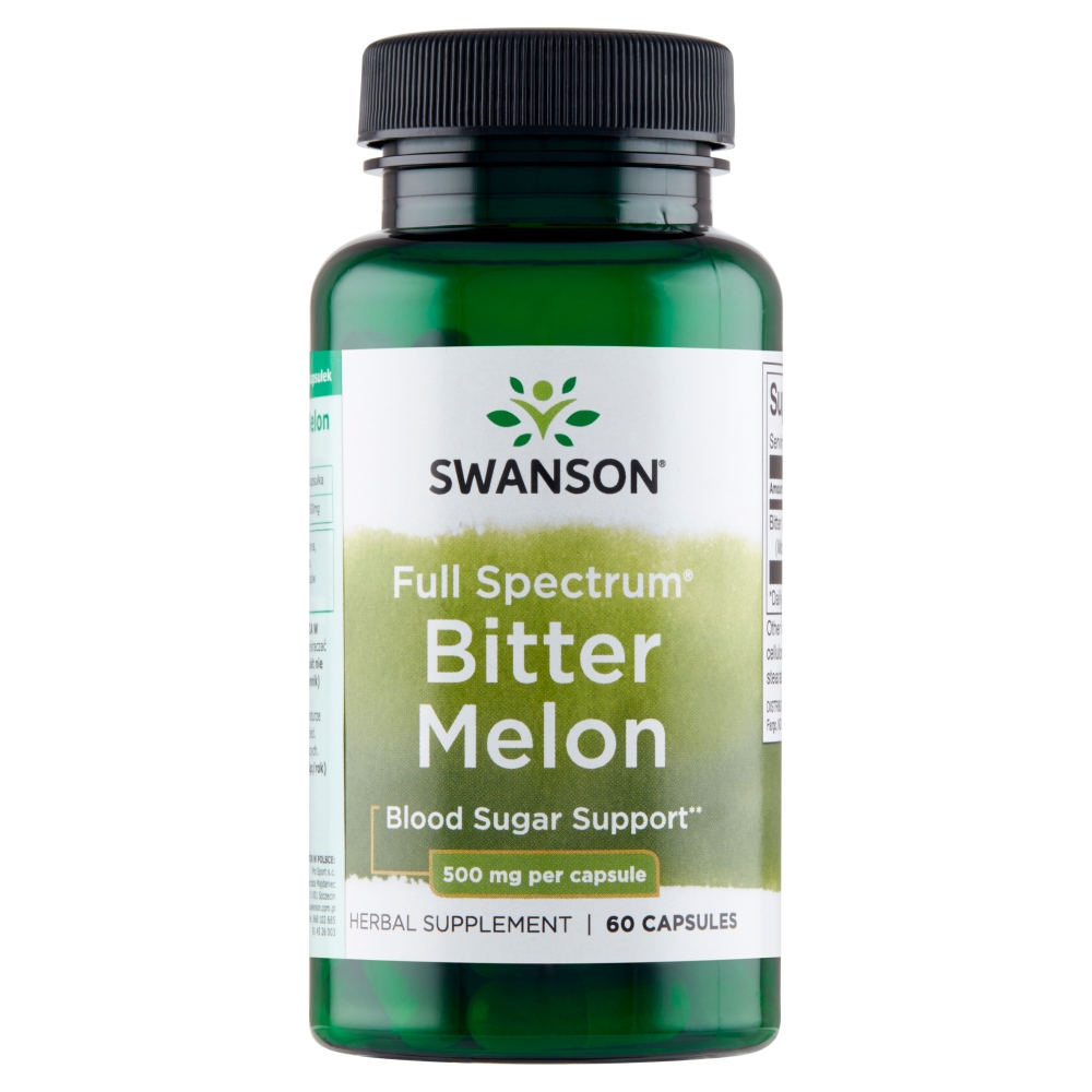 Swanson Full Spectrum Bitter Melon 500 mg Kapsułki, 60 szt.