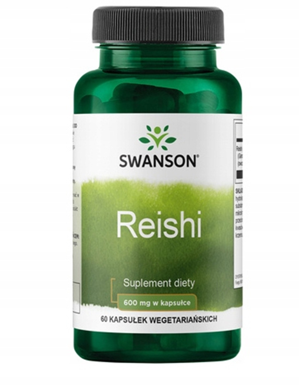 Swanson Reishi 600 mg, kapsułki 60 szt.