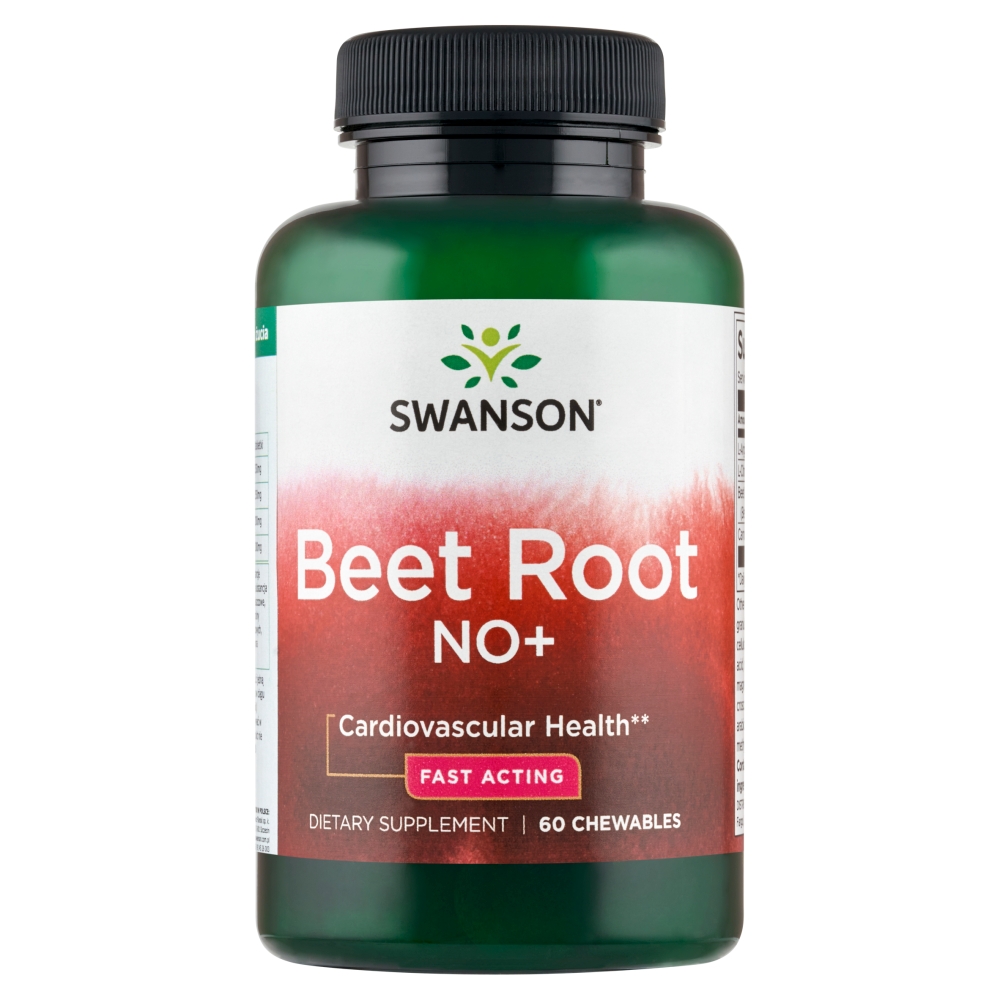 Swanson Beet Root NO+ Tabletki do żucia, 60 szt.