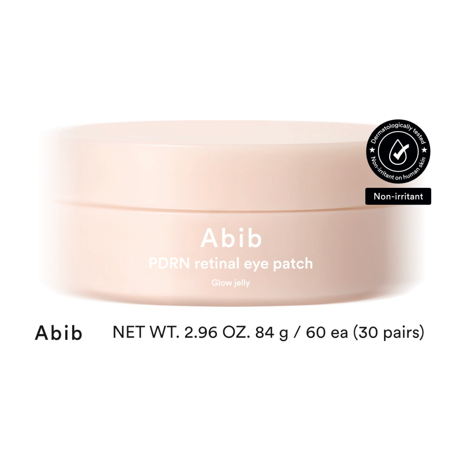 Abib PDRN Retinal Eye Patch Glow Jelly, Żelowe płatki pod oczy, 60szt