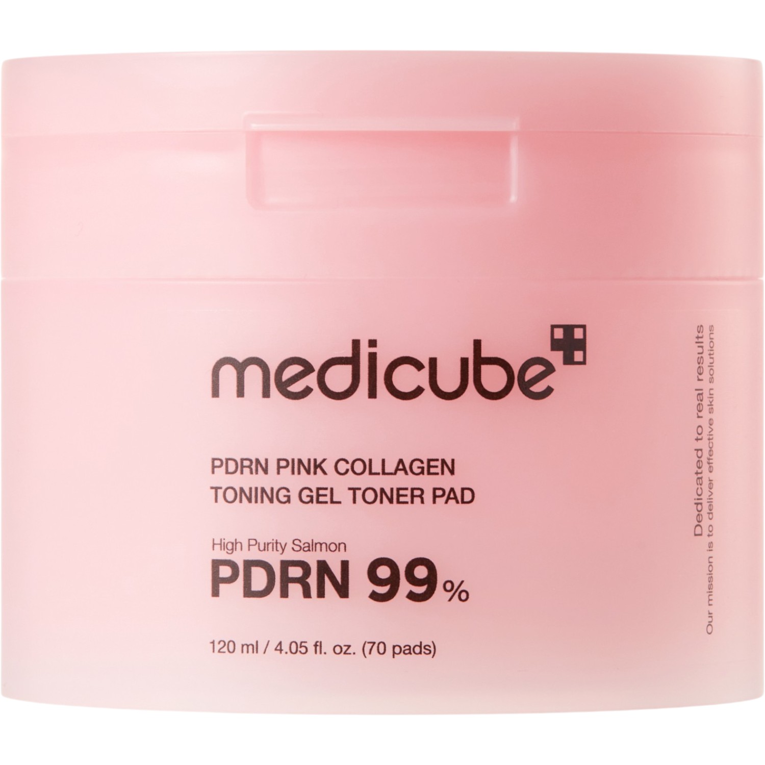 Medicube PDRN Pink Collagen Toning Gel Toner Pad, Płatki tonizujące Vita Collagen PDRN, 70 szt