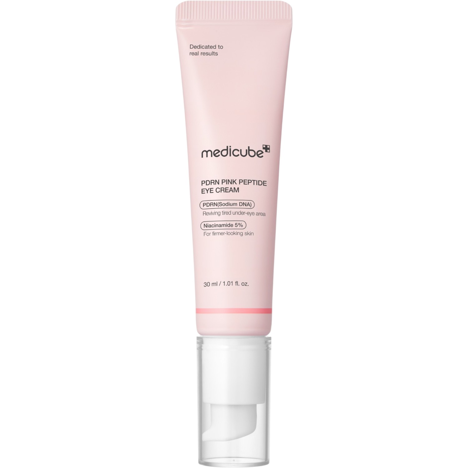 Medicube PDRN Pink Peptide Eye Cream, Rewitalizujący krem pod oczy z PDRN oraz peptydami, 30 ml